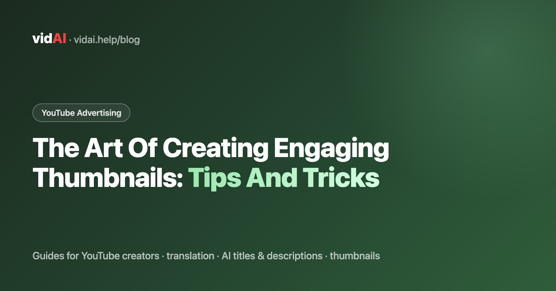 The Art Of Creating Engaging Thumbnails: Tips And Tricks